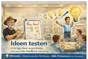 Karrikatur zur Veranstaltung